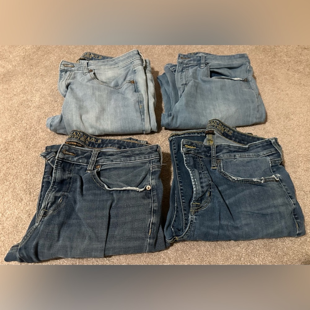 American Eagle 34x34 flexible jeans slim straight style